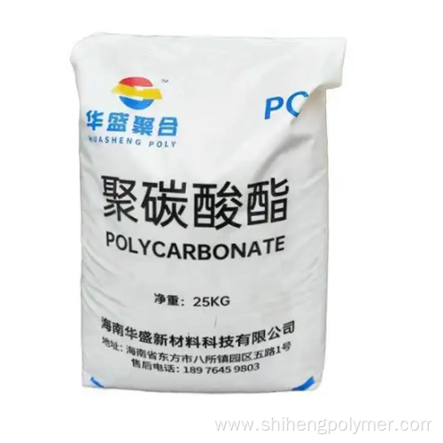 PC raw material particles